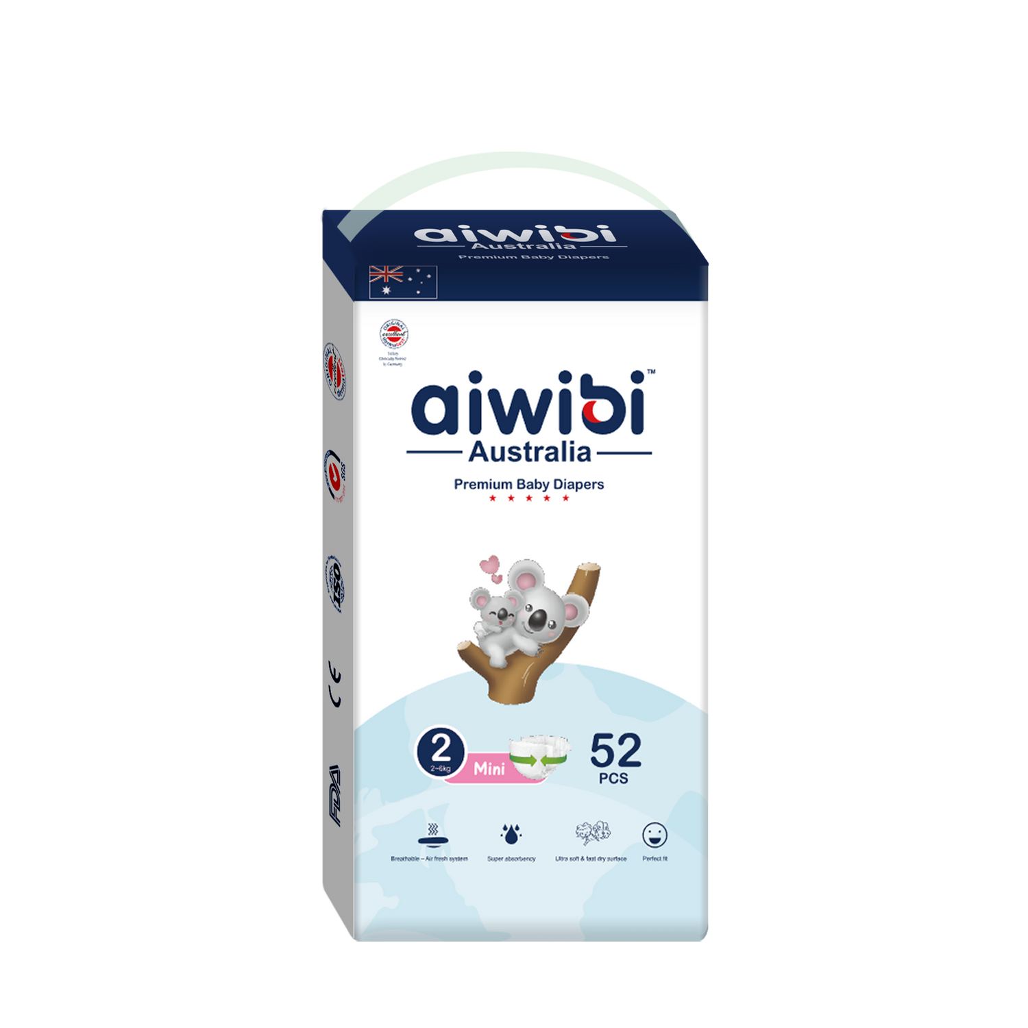 Comfort Soft Baby Diapers Size 2