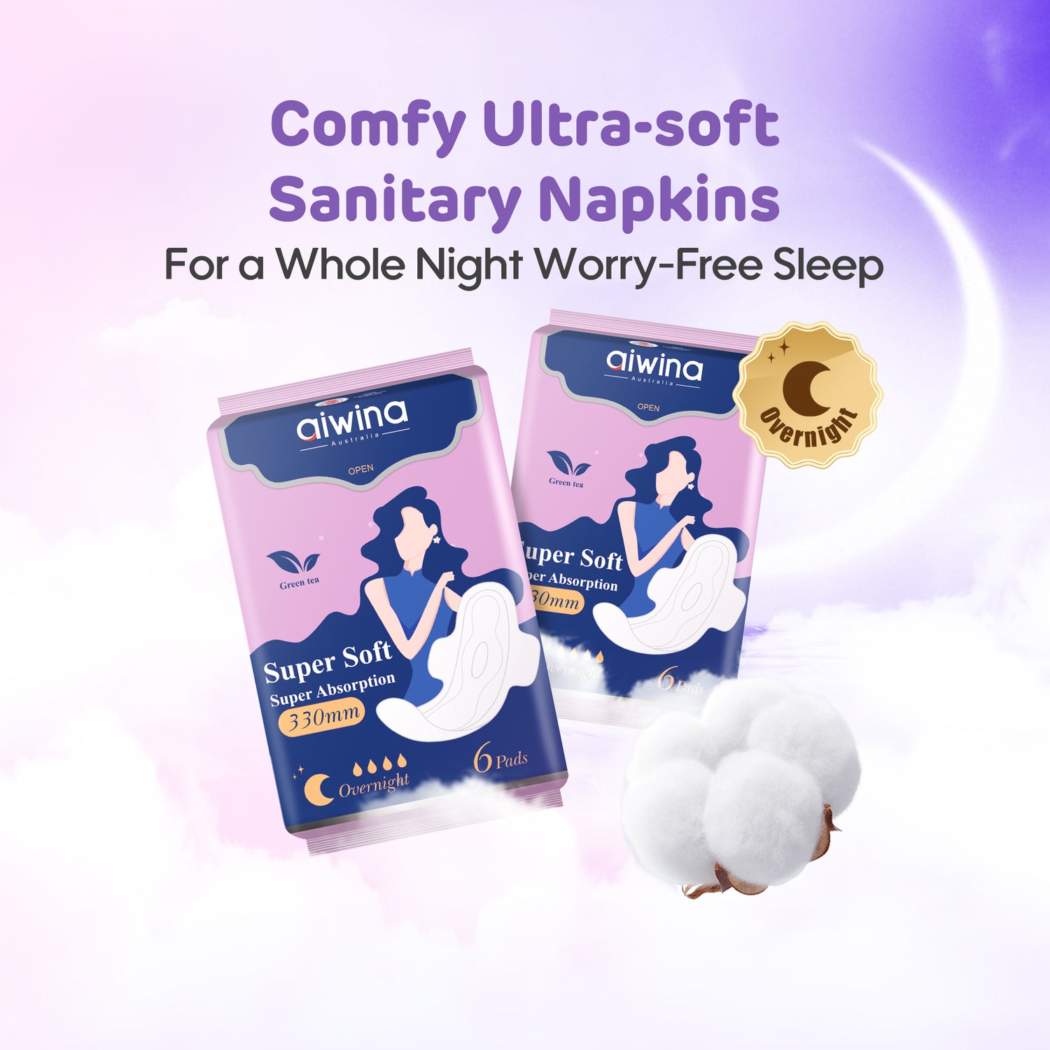 Comfy Super Soft Sanitary Napkin 330mm