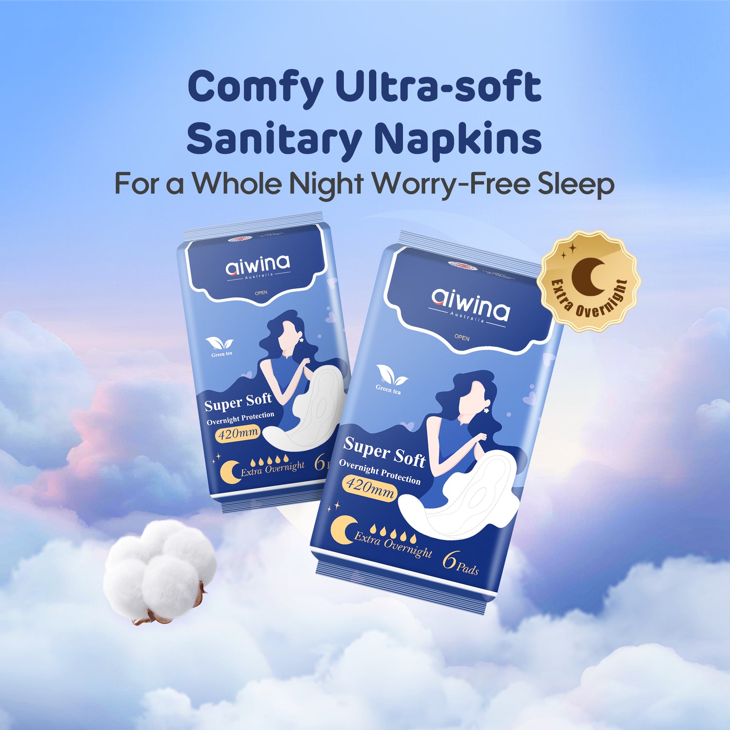 Comfy Super Soft Sanitary Napkin 420mm