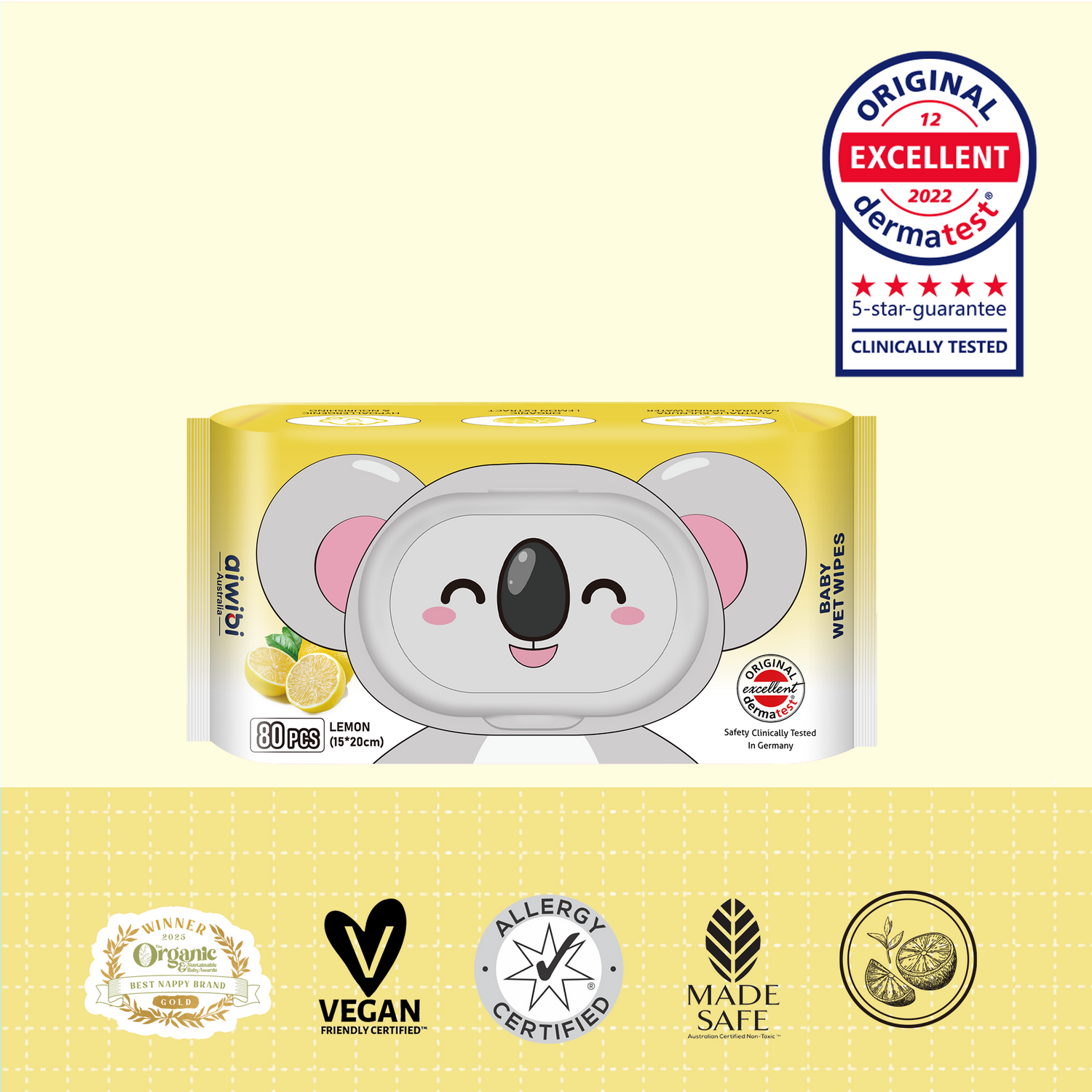 Aroma Serene Care Lemon Wipes