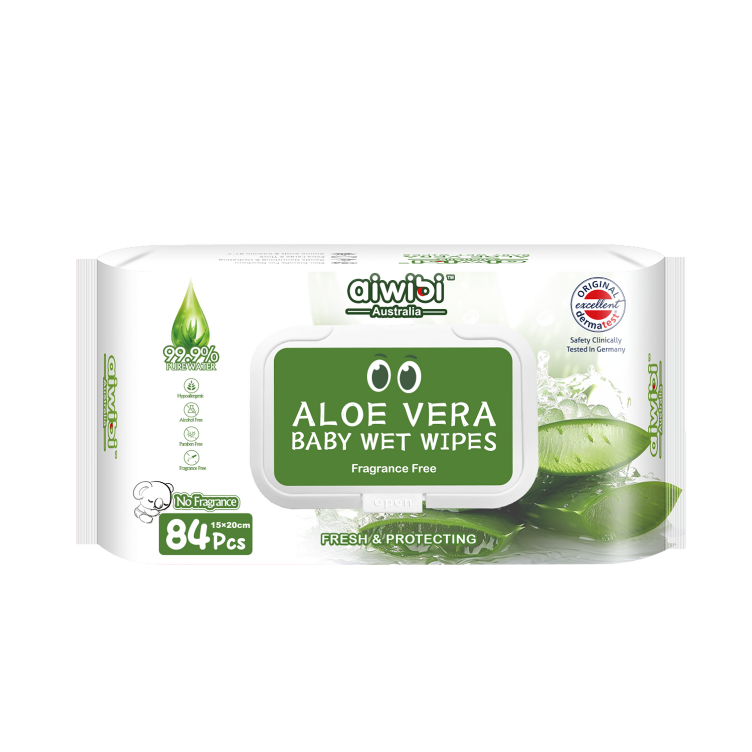 Fresh Organic Care Aloe Wipes