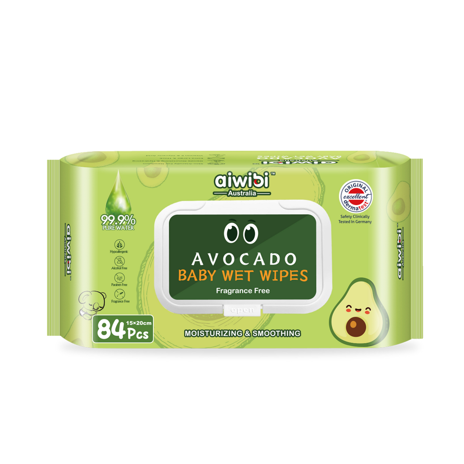 Fresh Organic Care Avocado Wipes