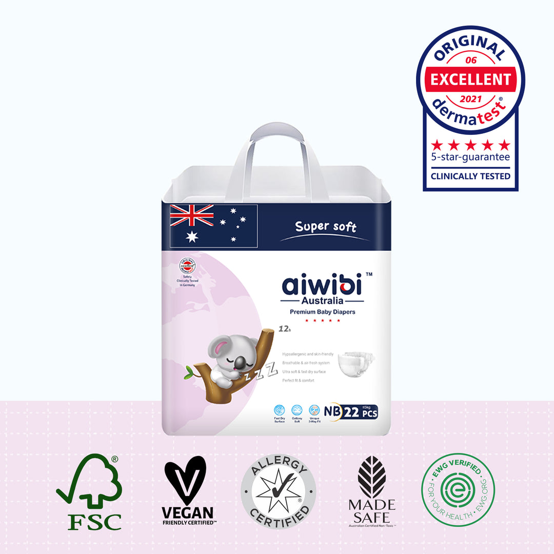 Premium Natural Newborn Diapers