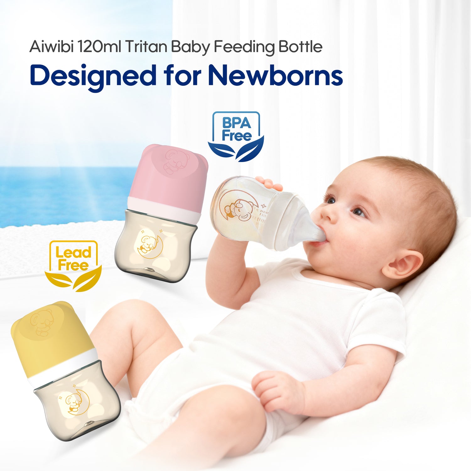 Baby Tritan Feeding Bottle 120ml